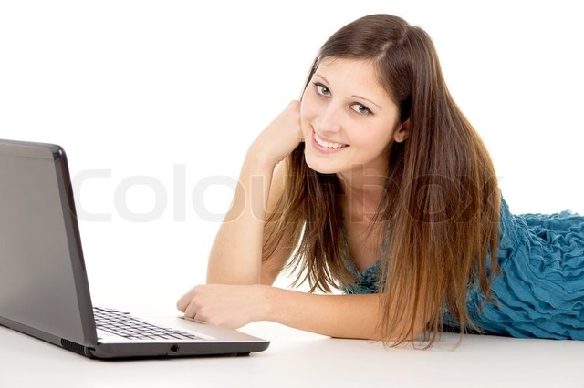 6902335-girl-student-working-at-a-computer Picture Box
