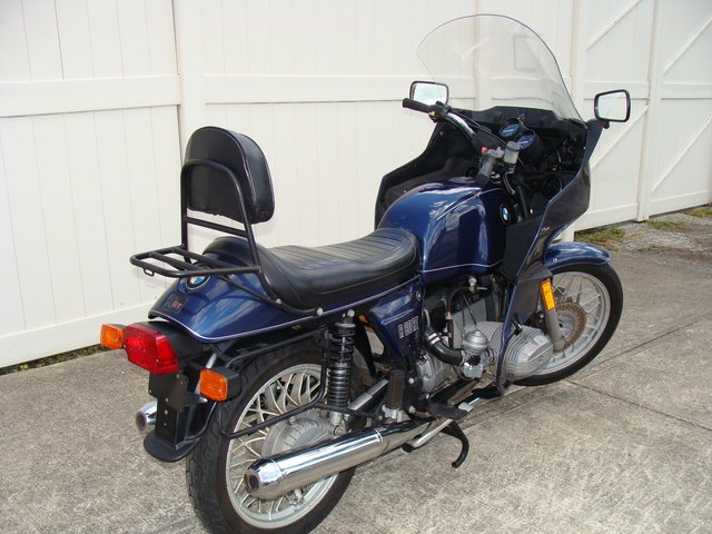 6172801 '83 R80RT Dk Blue (21) 6172801 '83 BMW R80RT, Dark Blue. 49,600 Miles. Koni rear shocks, BMW Saddlebags, Reynolds Tour Rest. Fresh 10K Service, New Tires & Battery, plus much more!