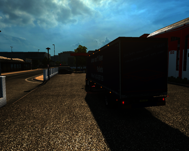 ets2 Volvo VM 4x2 + 1 axle Schuifzeiltrailer Johan prive skin ets2