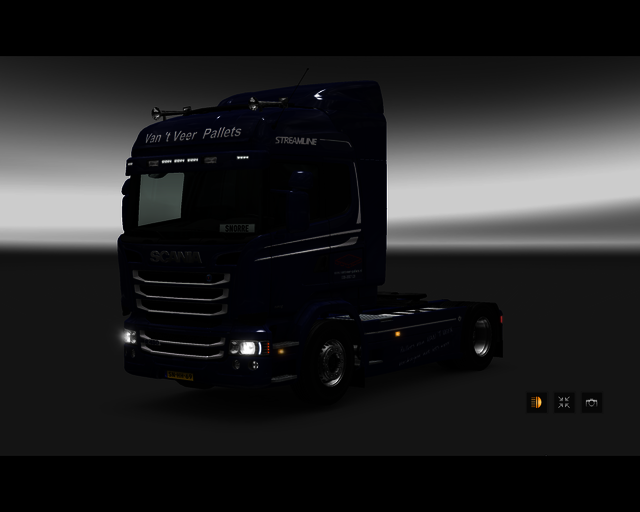 ets2 Scania Streamline 4x2 van 't Veer Pallets Wil prive skin ets2