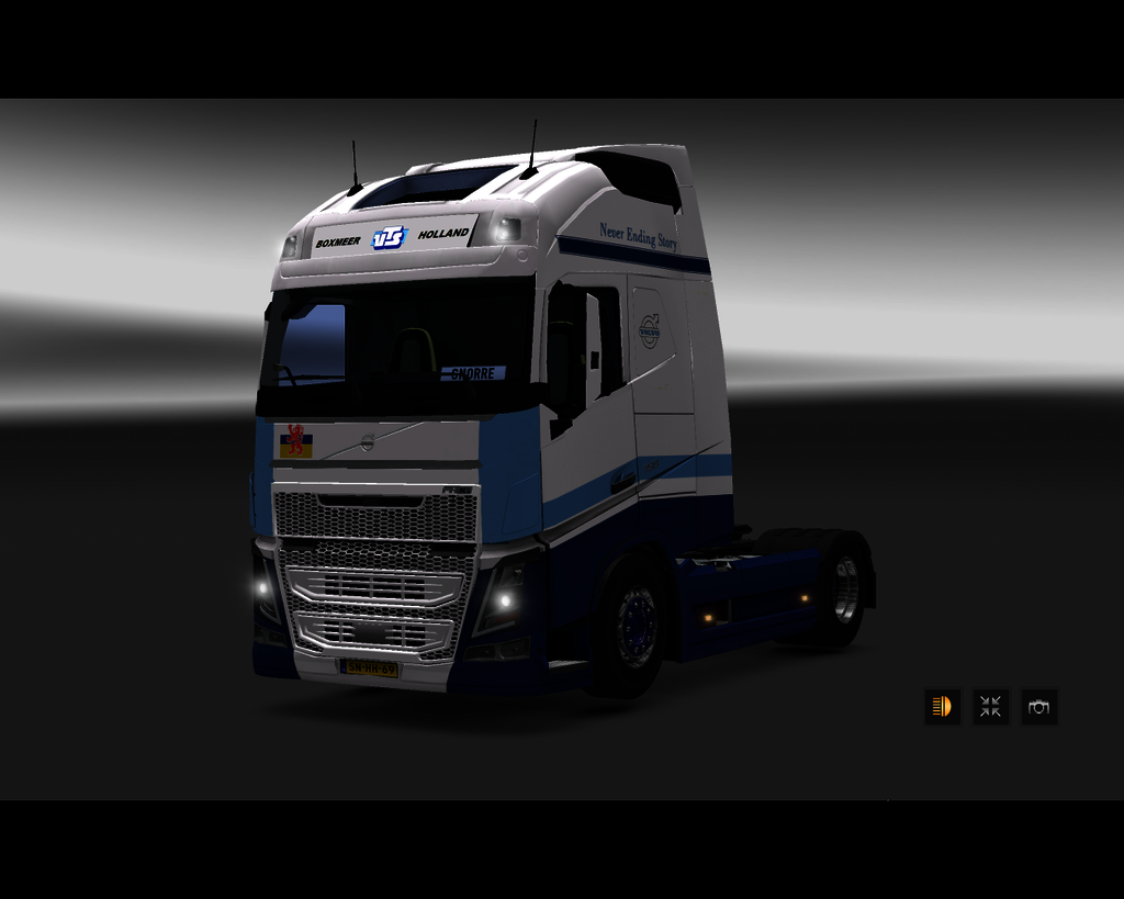 ets2 Volvo FH 2013 4x2 Verdijk Transport Boxmeer H - prive skin ets2