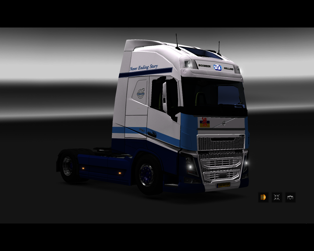 ets2 Volvo FH 2013 4x2 Verdijk Transport Boxmeer H - prive skin ets2