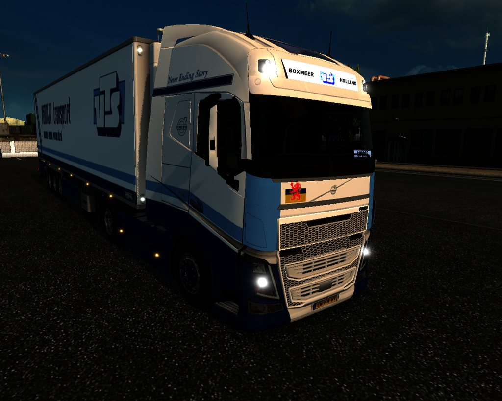 ets2 Volvo FH 2013 4x2 + Chereau Coolliner Verdijk - prive skin ets2