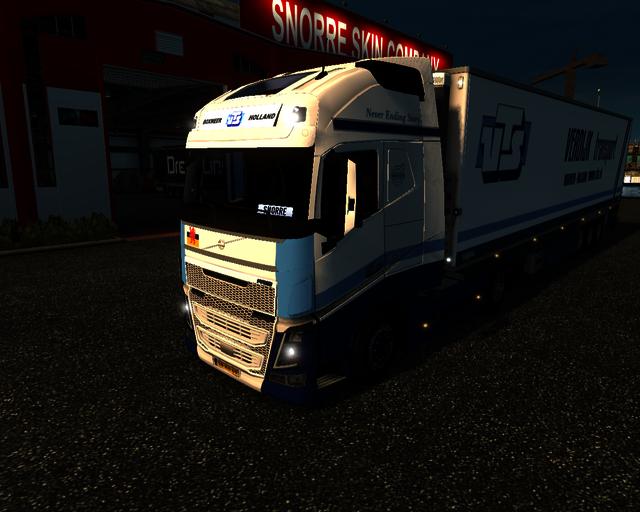 ets2 Volvo FH 2013 4x2 + Chereau Coolliner Verdijk prive skin ets2