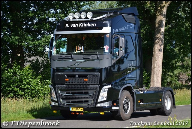 47-BDD-4 Volvo FH4 R van Klinken-BorderMaker Truckrun 2e mond 2017