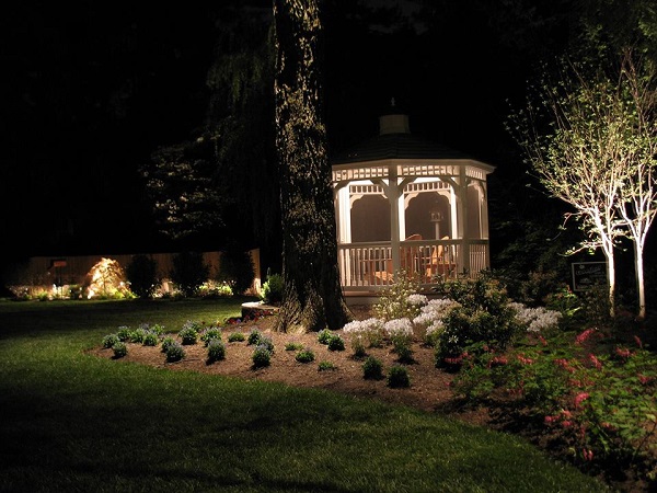 Landscape Lighting and design Princeton New Jersey Greenleaf Lawn and Landscape Inc