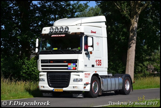 67-BGN-2 DAF 105 Stutvoet-BorderMaker Truckrun 2e mond 2017