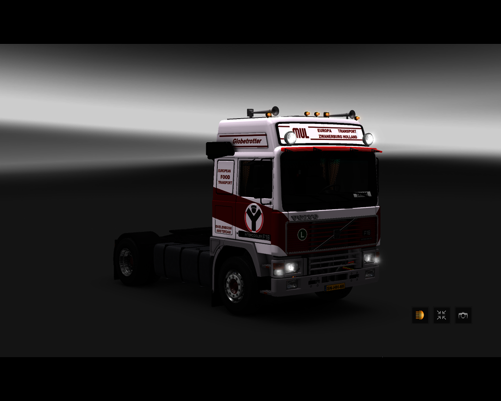 ets2 Volvo F16 Globetrotter 4x2 Mul Transport Zwan - prive skin ets2