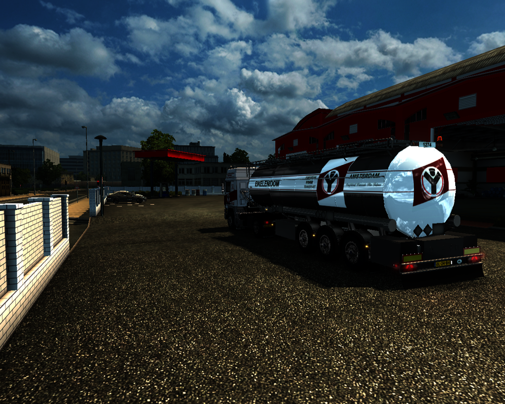 ets2 Volvo F16 Globetrotter 4x2 Mul Transport Zwan - prive skin ets2