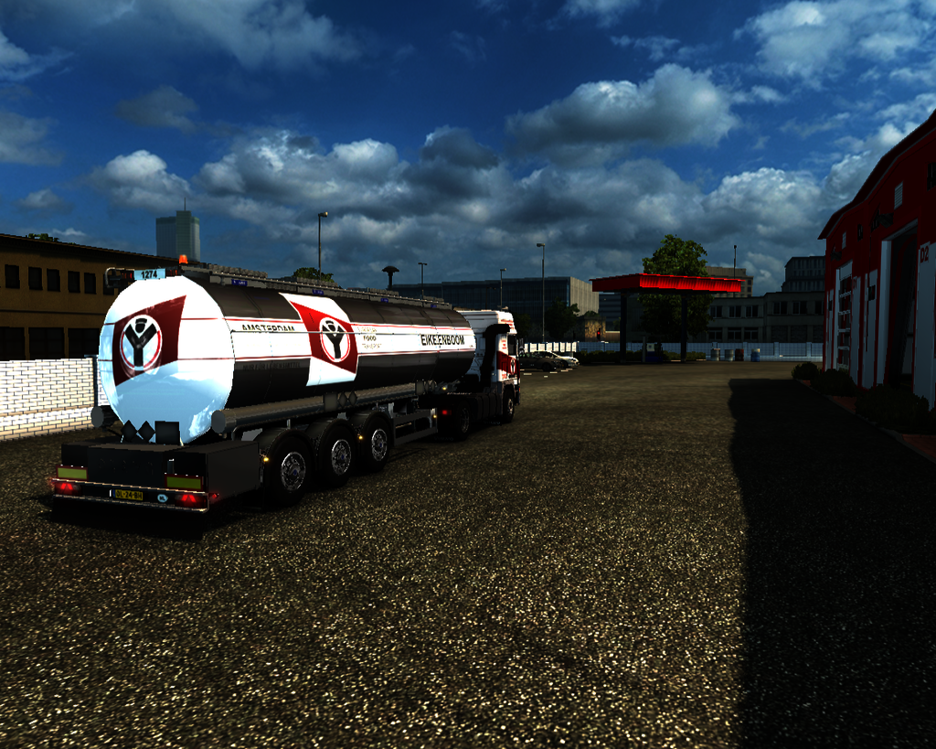 ets2 Volvo F16 Globetrotter 4x2 Mul Transport Zwan - prive skin ets2