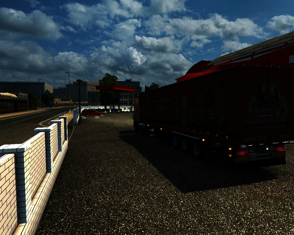 ets2 Daf XF105 4x2 + Krone schuifzeiltrailer K - prive skin ets2