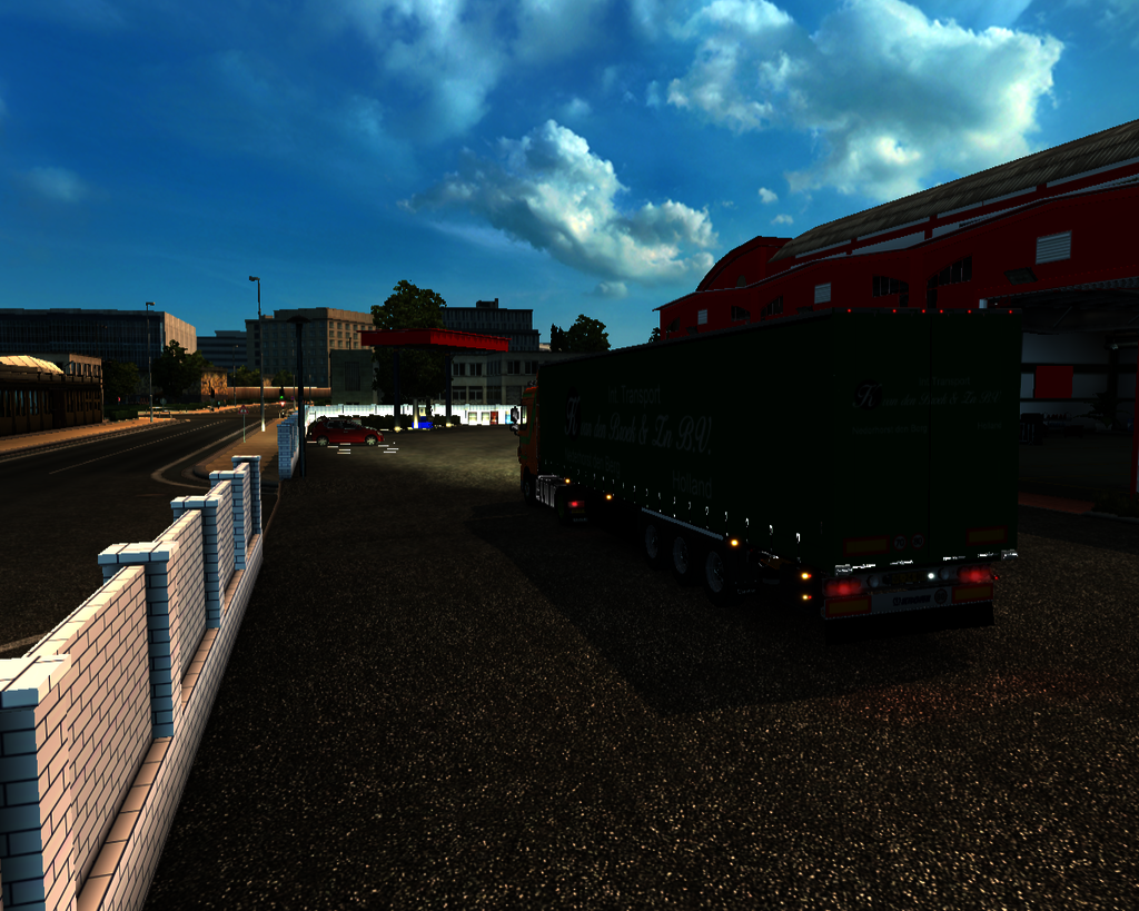 ets2 Daf 116 e6 4x2 + schuifzeiltrailer  K - prive skin ets2