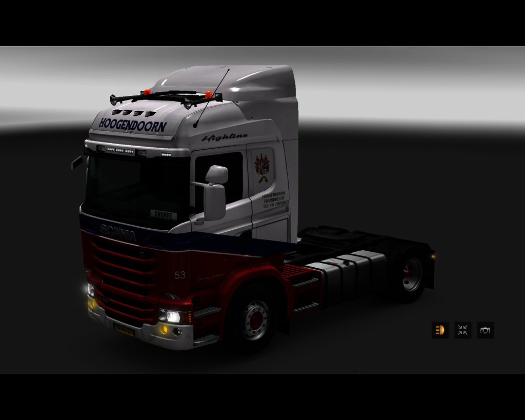 ets2 Scania R420 Highline 4x2 Hoogendoorn Zwijndre - prive skin ets2
