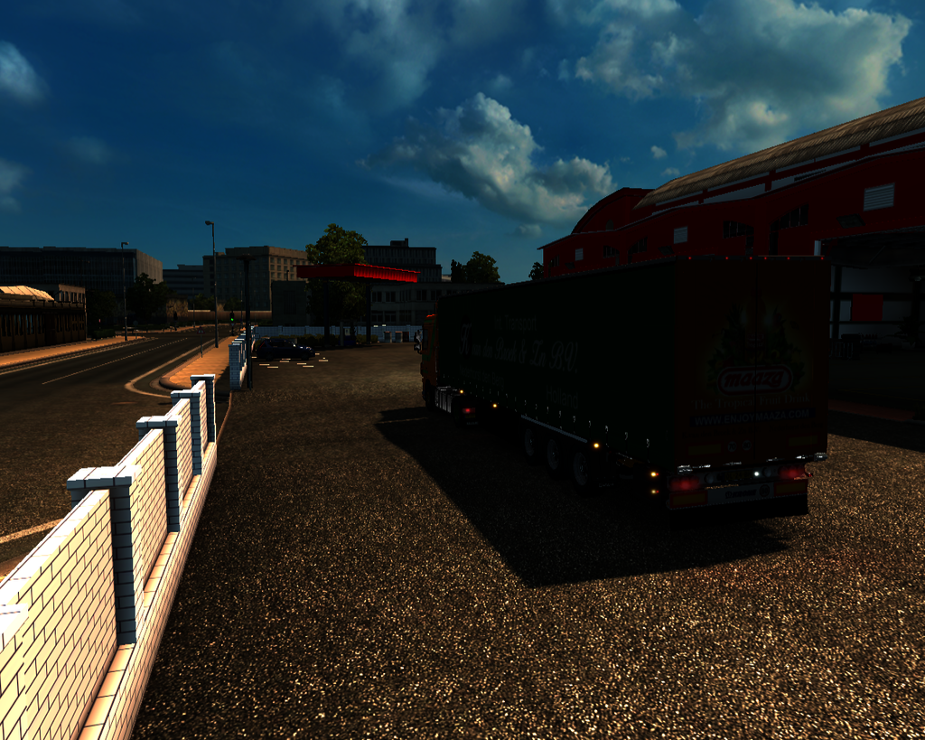 ets2 Daf 116 e6 4x2 + Krone schuifzeiltrailer  K - prive skin ets2