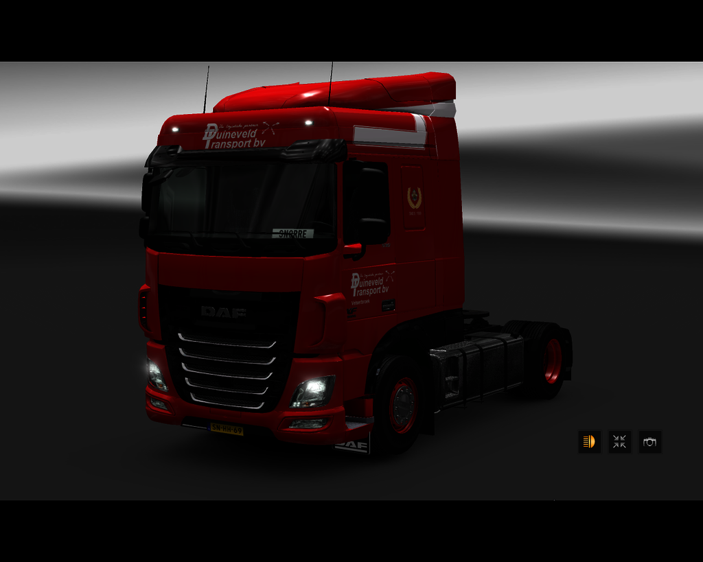 ets2 Daf 116 e6 Duineveld Transport bv Velserbroek - prive skin ets2