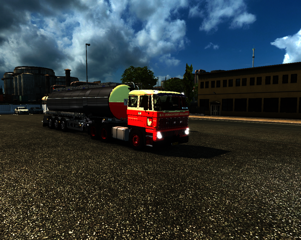 ets2 Daf 2800 6x4 + Tanktrailer Verachtert Tanktra - prive skin ets2