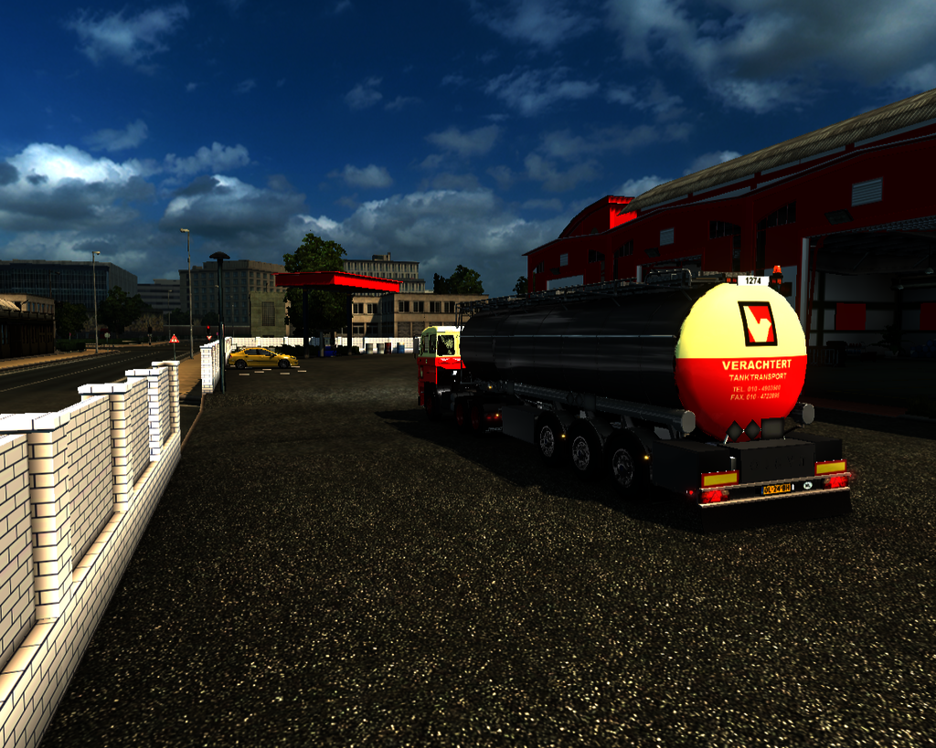 ets2 Daf 2800 6x4 + Tanktrailer Verachtert Tanktra - prive skin ets2