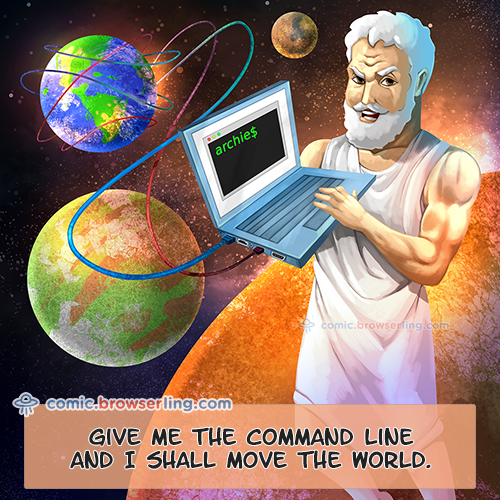 Archimedes of Ancient Greece - Web Joke Tech Jokes