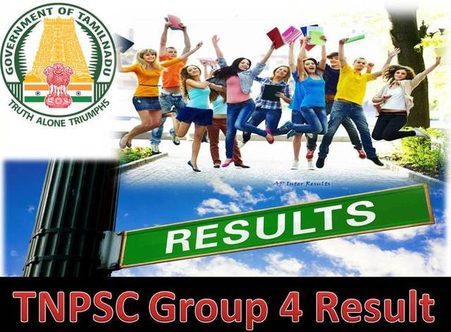 TNPSC Group 4 Result. Result
