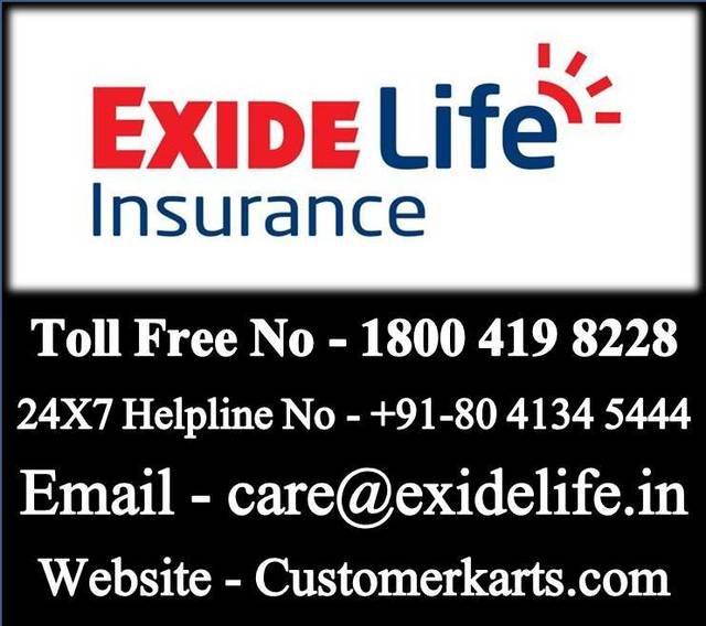 Exide Life Insurance Customer Care Number Customer Karts