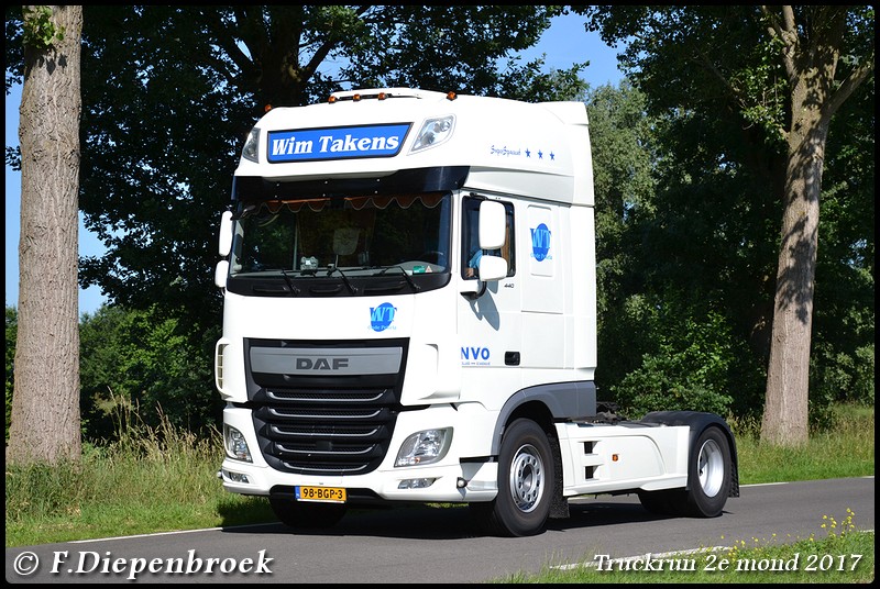 98-BGP-3 DAF 106 Wim Takens-BorderMaker - Truckrun 2e mond 2017