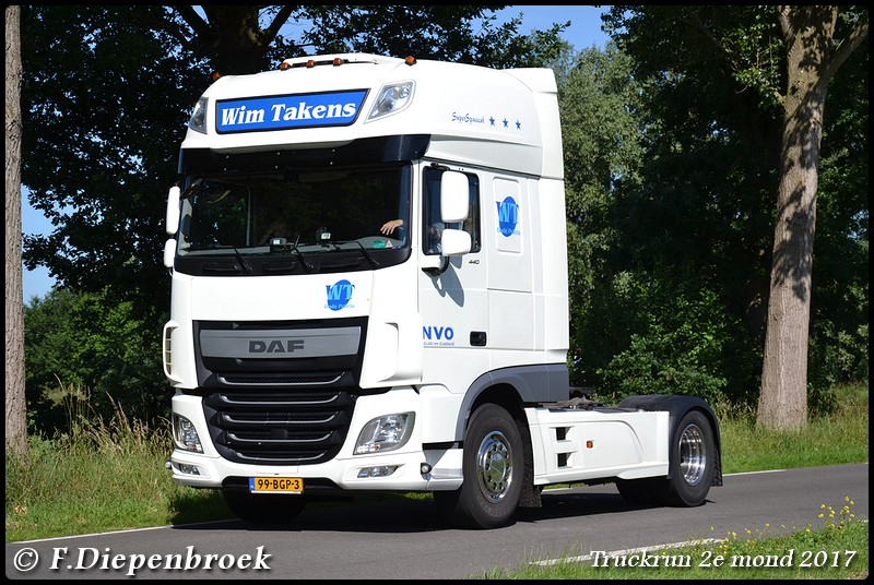 99-BGP-3 DAF 106 Wim Takens-BorderMaker - Truckrun 2e mond 2017