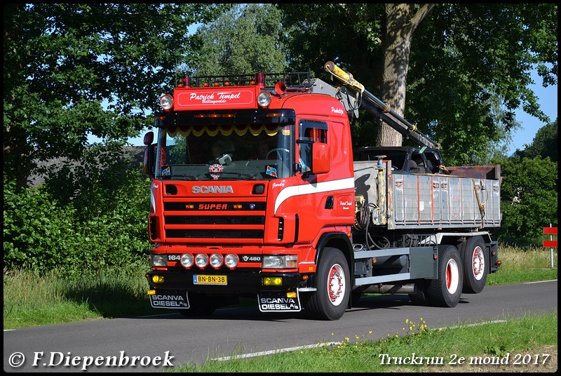 BN-BN-38 Scania 164 Patrick Tempel-BorderMaker - Truckrun 2e mond 2017