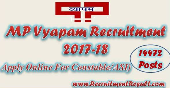 mp vyapam Recruitment Result