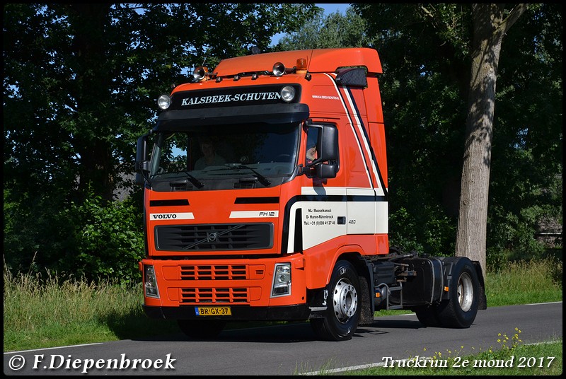 BR-GX-37 Volvo FH12 Kalsbeek Schuten-BorderMaker - Truckrun 2e mond 2017