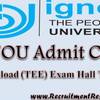 IGNOU Admit Card - Recruitment Result