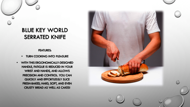 Serrated Bread Knife - Cake Knife - Ultimate Kitch Serrated Knife