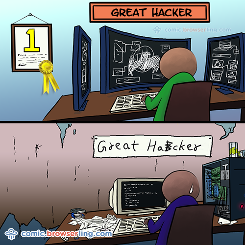 Great Hacker - Web Joke Tech Jokes