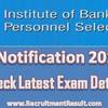 IBPS Notification - Recruitment Result