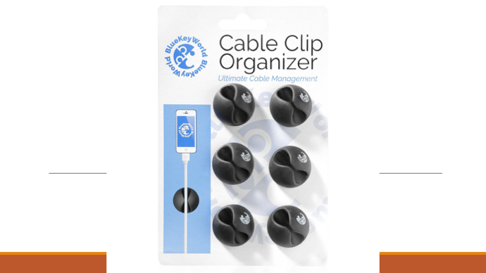 Cable Clips - Cable Oganizer - Cord Management - W Cable Management