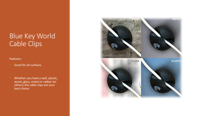 Cable Clips - Cable Oganizer - Cord Management - W Cable Management
