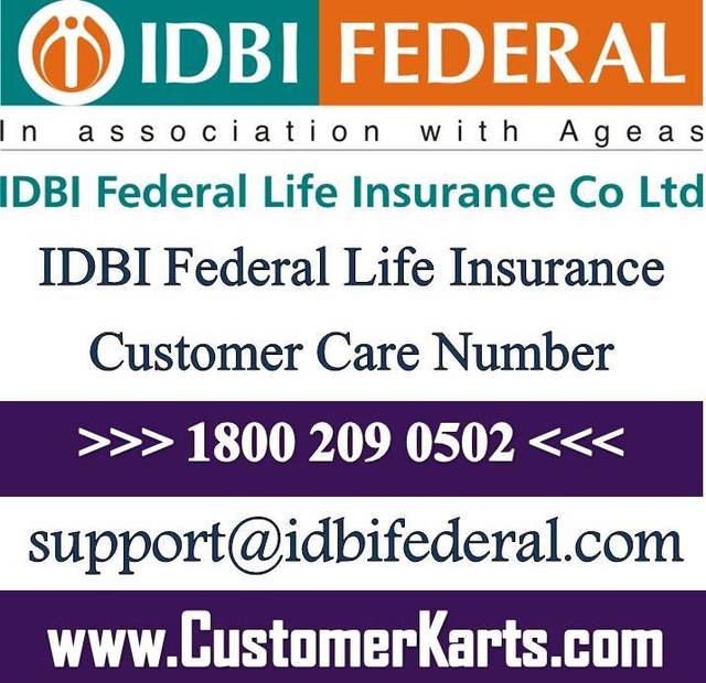 IDBI Federal Life Insurance Customer Care Customer Karts