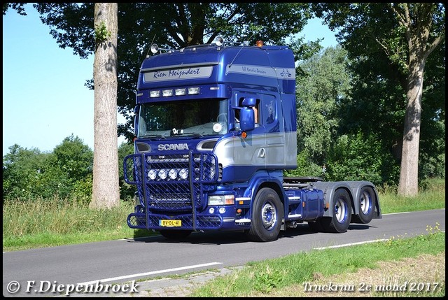 BV-DL-41 Scania R500 Rien Meijndert-BorderMaker Truckrun 2e mond 2017
