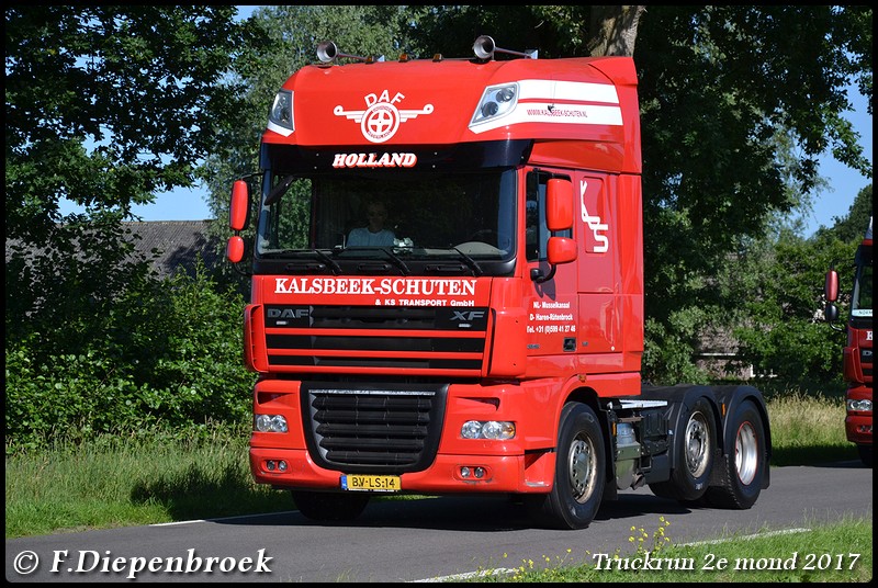 BV-LS-14 DAF 105 Kalsbeek Schuten-BorderMaker - Truckrun 2e mond 2017