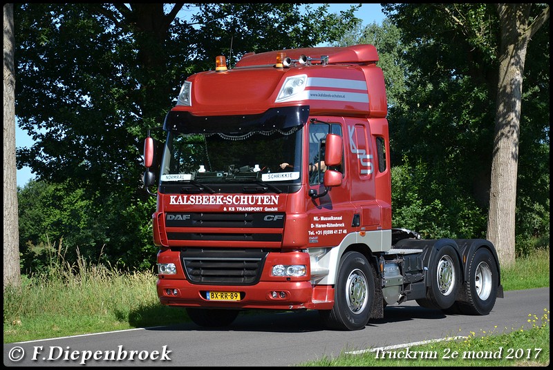 BX-RR-89 DAF CF Kalsbeek Schuten-BorderMaker - Truckrun 2e mond 2017