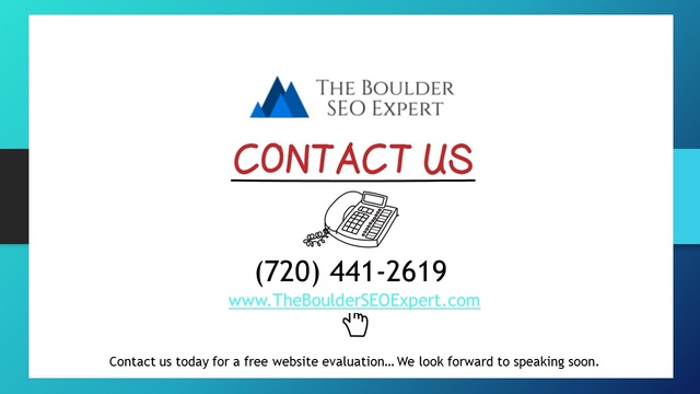 The Boulder SEO Expert The Boulder SEO Expert