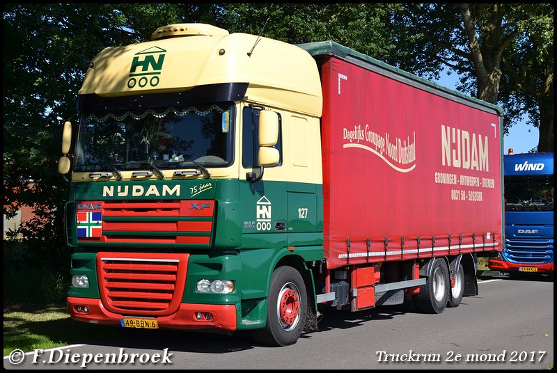 49-BBN-6 DAF 105 Nijdam-BorderMaker - Truckrun 2e mond 2017