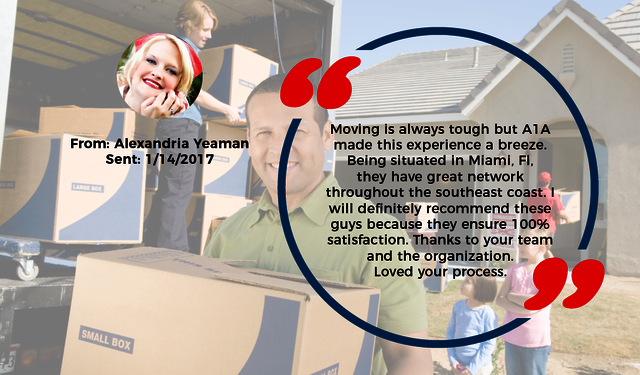 1 A1A Movers Testimonials