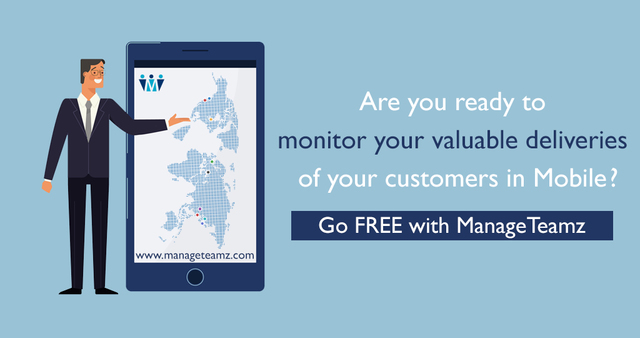 Track Your Delivery Business with Free Mobile App ManageTeamz