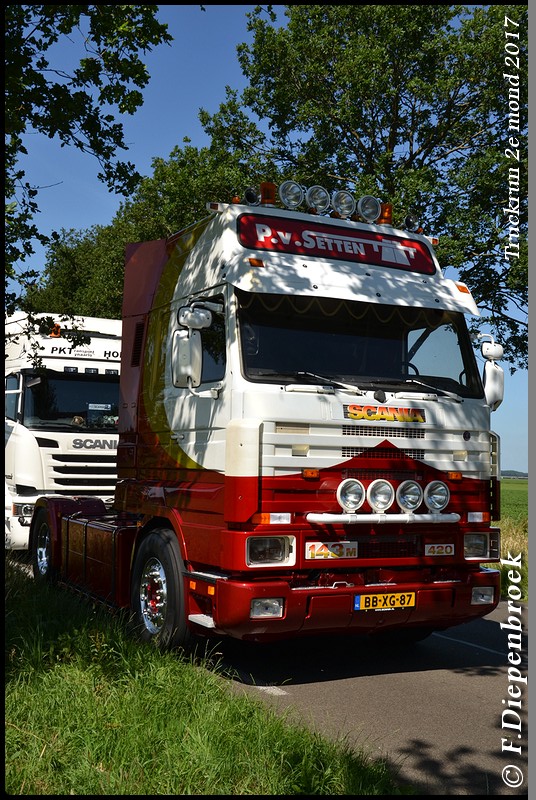 BB-XG-87 Scania 143 van Setten-BorderMaker - Truckrun 2e mond 2017