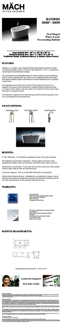 RANDERS Product Info eBay - Mach Bath
