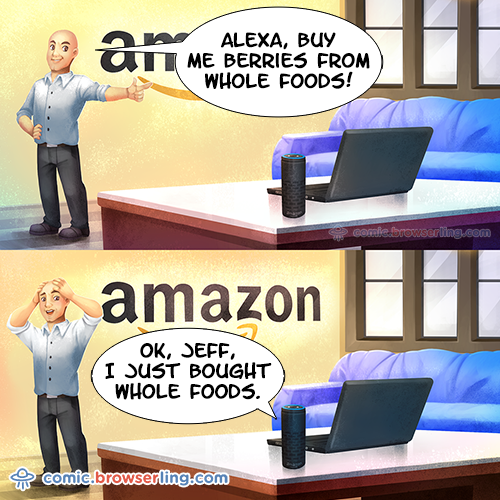 Jeff Bezos Buys Whole Foods - Web Joke Tech Jokes