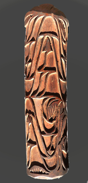 northwest-asmat-papua-bamboo-horn-trumpet-fu 62367 melanesische kunst