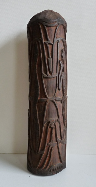 northwest-asmat-papua-bamboo-horn-trumpet-fu 85337 melanesische kunst