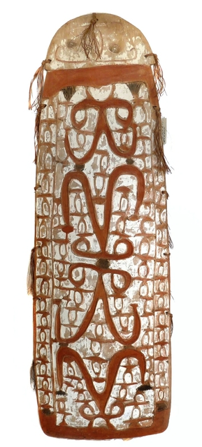 north-west-asmat-shield-djakapis-made-by-barfar-ac melanesische kunst