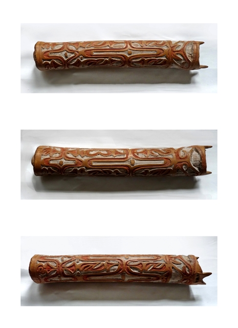 papua-asmat-blowing-horn-fu--bamboo 9650172403 o melanesische kunst